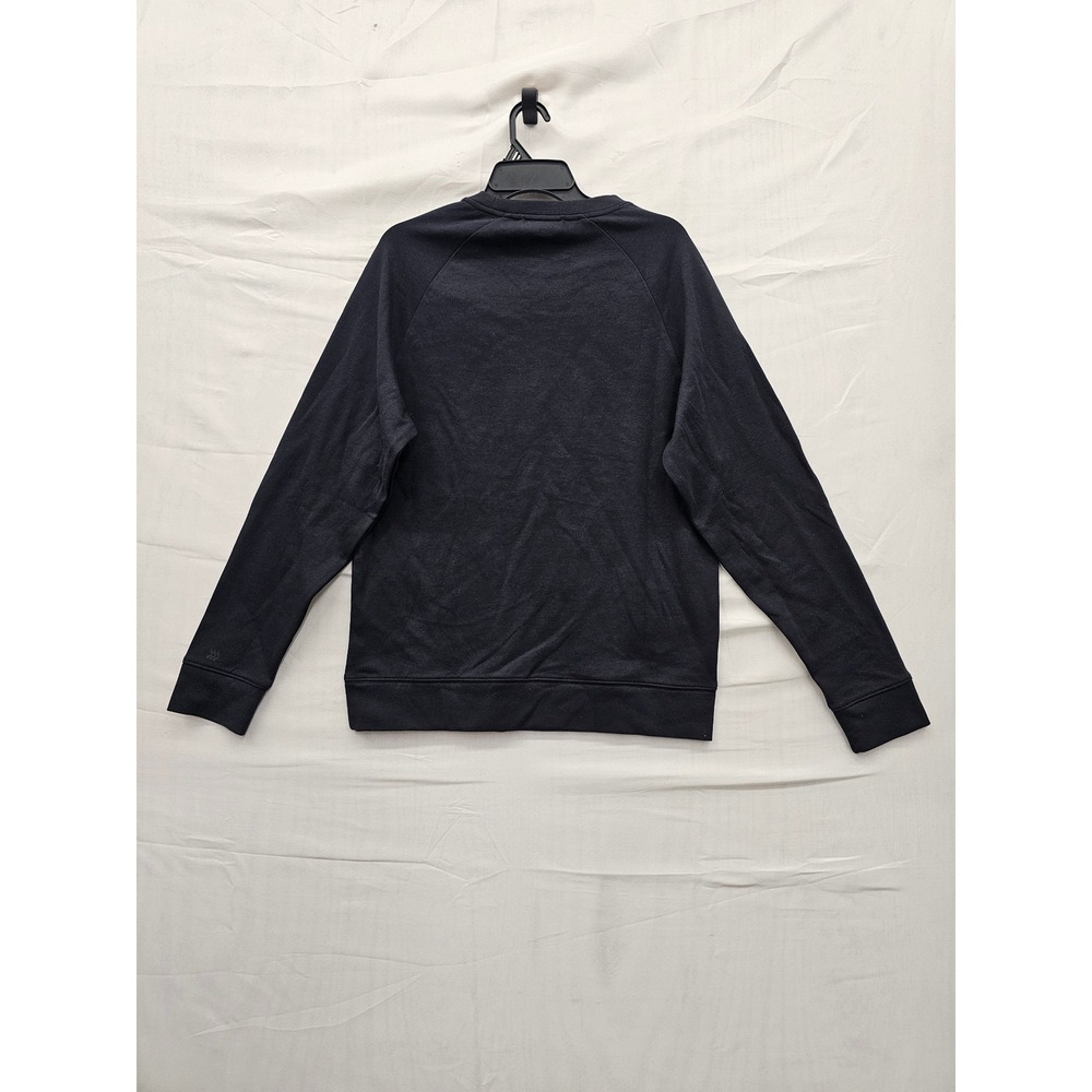 All in Motion Mens Ponte Pullover Sweatshirt Black Cotton Blend Athletic Size S